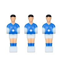 Magideal - 3 Piezas De Mesa De Fútbol Para Hombres, Figuras De Jugadores De Fútbol, Jugadores De Fútbol, Accesorios De Mesa De Futbolín, Futbolín Para Hombres Azul