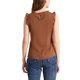 thumbnail image 3 of INSPIRE CHIC Blusas sin mangas para mujer de regreso a clases, blusas de trabajo con volantes y pliegues, tops elegantes marrón XL, 3 of 7