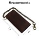 thumbnail image 5 of Billetera Swiss Marshall para hombre, cadena de 18 cm, RFID, cuero marrón, 5 of 6