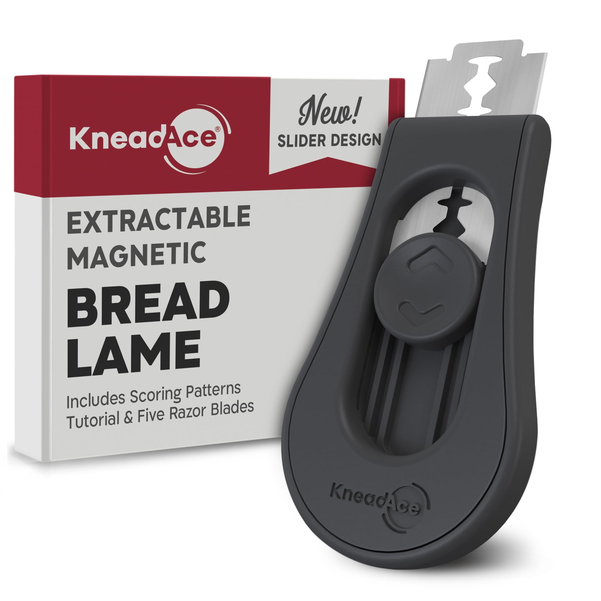 Herramienta De Puntuación De Pan Kneadace, Coja Magnética Mejorada Para Pan