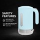 thumbnail image 2 of Hervidor eléctrico OVENTE 1.8L 1500W Fast Boiling Blue KP413LBL, 2 of 8