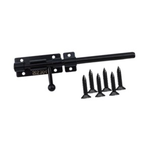 Magideal - Cerradura De Puerta Con Pestillo De Barril, Ligera, Resistente, De Fácil Instalación, Con Cierre Deslizante Para Puerta Corrediza De Oficina, Granja, 10 Pulgadas