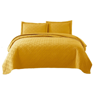 Genérico - Cubrecama Quilt Sherpa 1.5 Plaza Unicolor Modelos