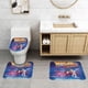 thumbnail image 2 of Volver al Futuro Juego de 3 alfombras de baño de coral fleece: tapete de baño + alfombra de inodoro en forma de U + funda de tapa de inodoro en forma de O, 2 of 6