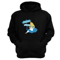 Genérico - Polerón Canguro Alicia Cuentos Infantiles Negro Talla S Unisex