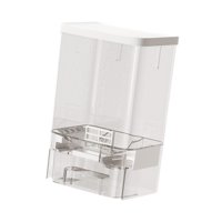 Magideal - Jarra De Almacenamiento De Dispensador De Almacenamiento De Almacenamiento De Lavandería, Dispensador De Polvo De Lavandería Transparente Para Baño De