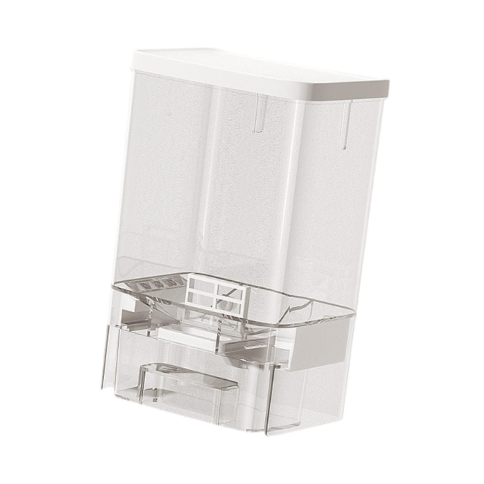 Magideal - Jarra De Almacenamiento De Dispensador De Almacenamiento De Almacenamiento De Lavandería, Dispensador De Polvo De Lavandería Transparente Para Baño De