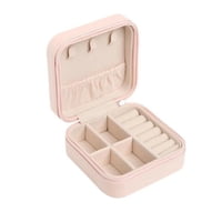 Disparo - Estuche Organizador Joyas Cuadrado 10Cm Joyero Rosa Aros