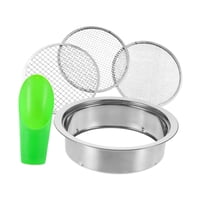 Ioensy - Juego De Tamiz De Suelo, Tamiz De Malla Fina Portátil Para Filtración De Suciedad, Estilo B Para Jardinería