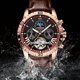 thumbnail image 5 of Reloj Mecánico Automático Elegante para Hombre con Esfera Luminosa - Incluye Funciones de Fecha y Cronómetro, Correa de Cuero, 5 of 13