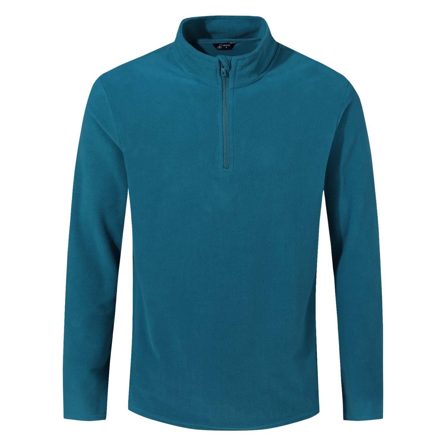 Andesland - Polera Ii Capa Micropolar Liso Medio Cierre Hombre