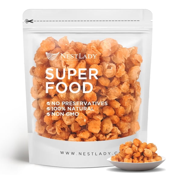 Longan Deshidratado 454 G Natural Sin Azúcar