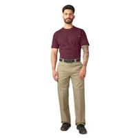 Pantalones De Trabajo Dickies, Holgados, Con Doble Rodilla, Color Caqui, Tamaño 44 X 32