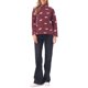 thumbnail image 2 of INSPIRE CHIC Suéter de Manga Larga para Mujer Cuello Simulado Casual Jersey de Punto Talla XL Burdeos, 2 of 6