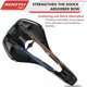 thumbnail image 4 of Sillín de bicicleta KOOTU Road Bike Comfort impermeable para hombre, 4 of 7