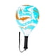 thumbnail image 2 of Pala de pádel ligera con superficie de fibra de carbono, núcleo de espuma, diseño redondo, agarre cómodo, adecuada para niños, entrenamiento al aire l Azul, 2 of 5