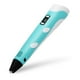 thumbnail image 2 of Lapiz impresora 3D ABS 3D PEN-2 RP100B LCD 1,75 mm - Azul + Set filamentos 200m, 2 of 5