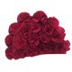 thumbnail image 3 of Gorro De Natación Pétalos Florales Gorros De Natación De Playa De Moda Para Ni?as Jóvenes Mujeres Rojo Oscuro, 3 of 5