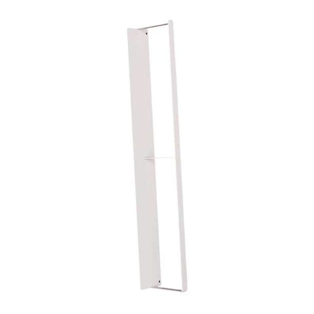 Estante lateral para lavandería, armario, cesta colgante, punzón, fácil instalación, cesta colgante de trapo, estante de almacenamiento para gabinete blanco Doble capa