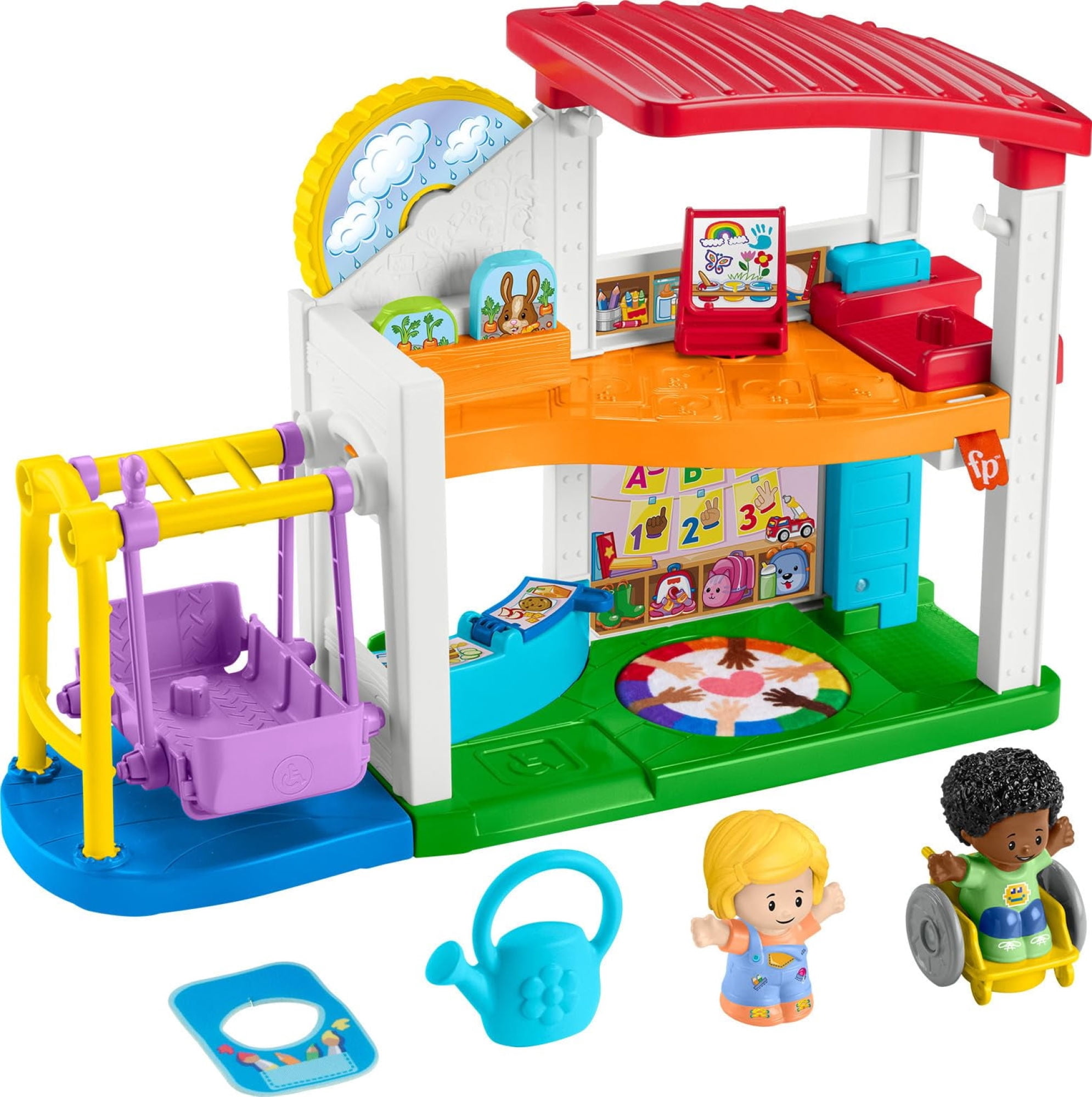 Figura Preescolar Little People Mi Primer Kinder, Juguete Educativo 1 Año+
