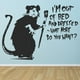 thumbnail image 2 of Decomural Lazy Rat Banksy WS-32501, 2 of 2