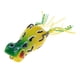 thumbnail image 4 of Topwater Rana Se?uelo de la pesca Suave Crankbaits artificial Ganchos de cebo Verde C, 4 of 5