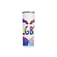 Sm - Termo Botella Térmica Orgullo Lgtb Arcoiris Bandera Lgbtiq Blanco