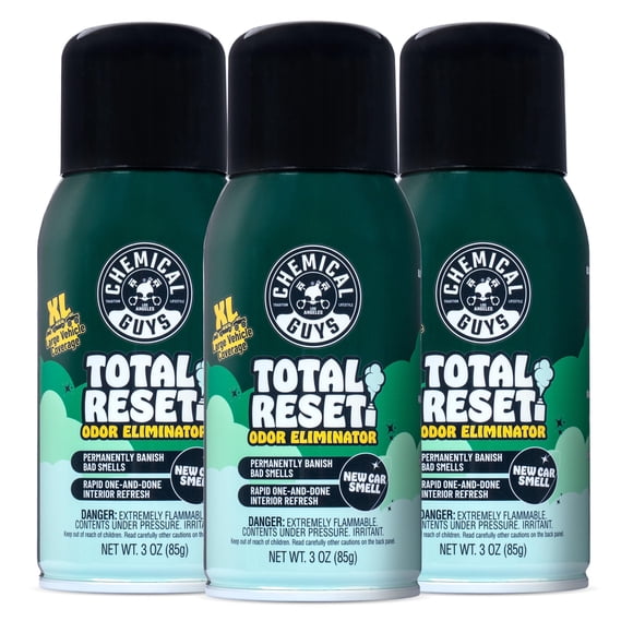 Chemical Guys Total Reset Eliminador de Olores 3 x 85 ml