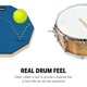 thumbnail image 2 of Drum Practice Pad Donner de 12 pulgadas, azul silencioso, con baquetas, 2 of 8