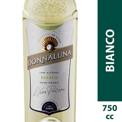 Cóctel De Vino Blanco 5.5° Botella 750 Ml Donnaluna