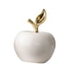 thumbnail image 2 of Figura De Manzanas De Cerámica, Estatua De Manzanas De Mesa Para Oficina, Sala De Estar, Entrada Grande, Color Blanco, 2 of 5