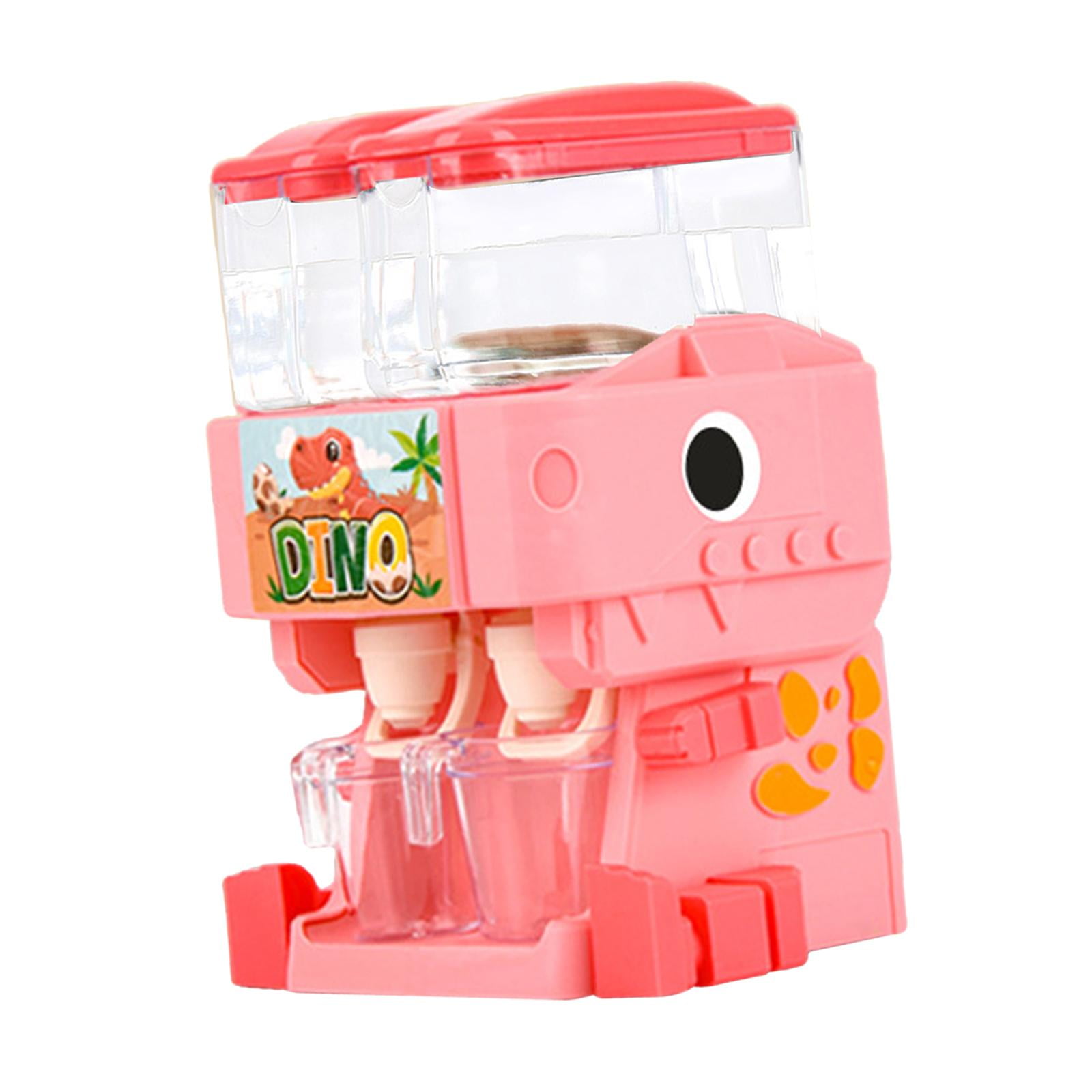 Magideal - Mini Dispensador De Agua Para Niños, Tanques De Agua Duales, Juguete De Cocina En Miniatura De Escritorio, Rosa