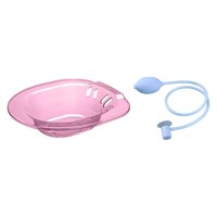 Ioensy - Lavabo De Baño De Asiento Para Inodoro Con Descargador 2000Ml Bidet Durable Para Mujer Rosa Con Descargador
