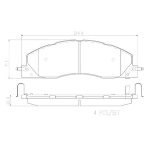 Pastillas Freno Para Auto Powerstop 17-1399
