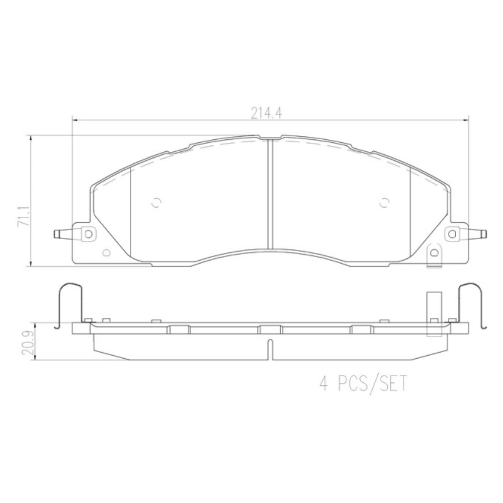 Pastillas Freno Para Auto Powerstop 17-1399