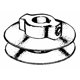 thumbnail image 1 of Polea moldeada a presión Chicago Die Casting de 5.7 cm de diámetro, 1 of 1