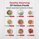 thumbnail image 3 of Vaporizador de alimentos Rosewill 9,5 L 800 W 3 niveles blanco, 3 of 8