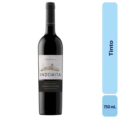 Vino Tinto Botella 750 Cc Indómita