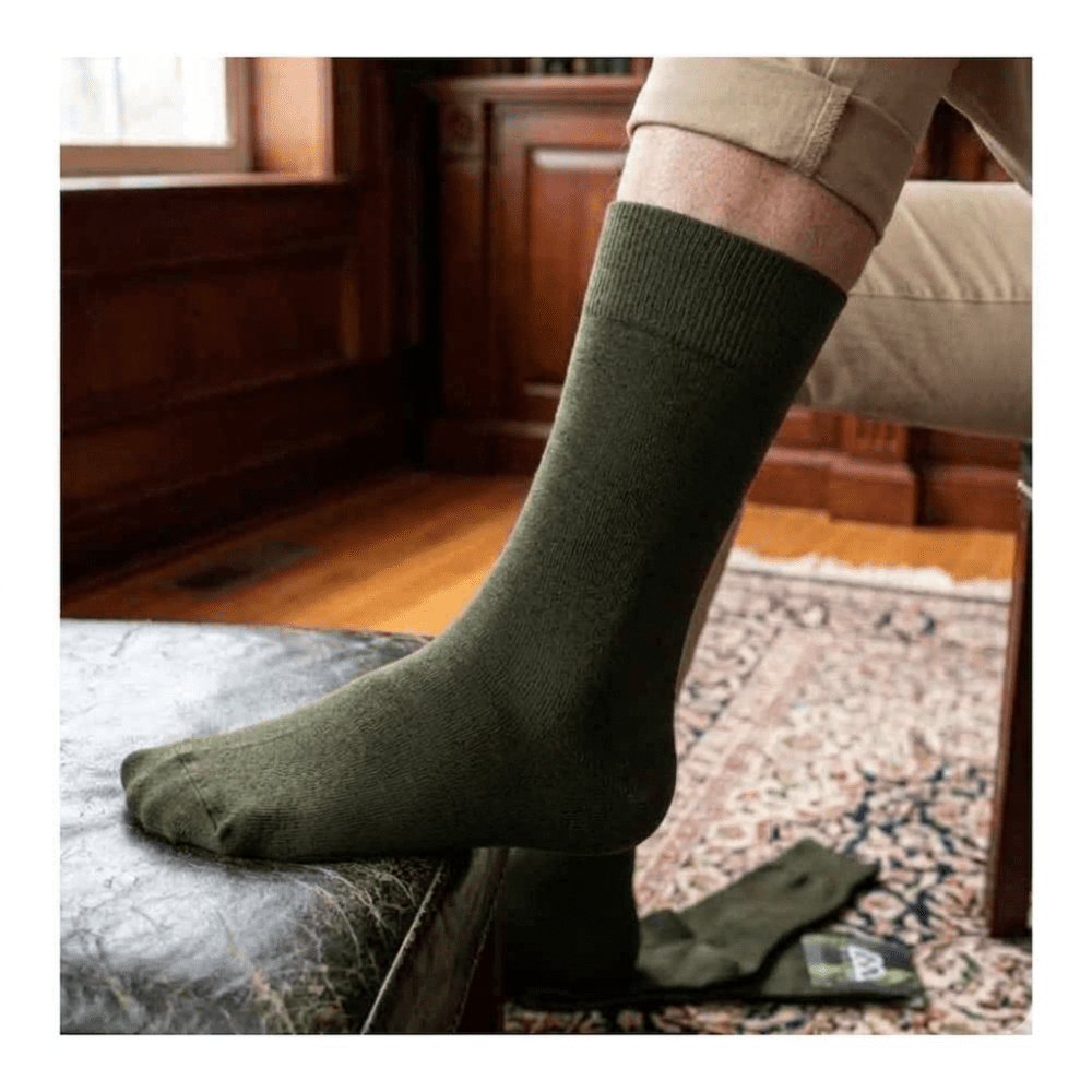 Genérico - Par Calcetines Bambú Lisos Unicolor Talla Única