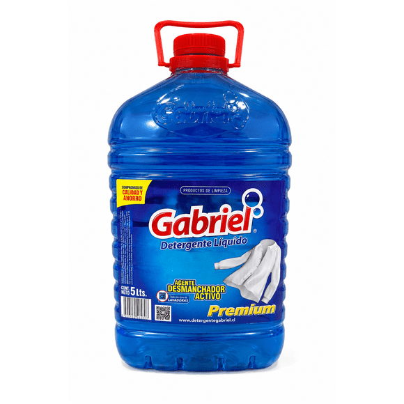 Detergente liquido para la ropa Gabriel Premium 5 lts.