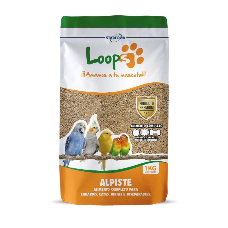 Alimento Alpiste Bolsa 1 Kg Loops