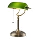 thumbnail image 3 of Lámpara De Escritorio Con Interruptor De Cadena, Lámpara De Mesa Europea Tradicional Para Mesita De Noche, Hogar, Verde, 3 of 5