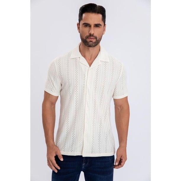 Camisa Breeze Resort Regular Fit Verano Fashion Hombre Calidad 159