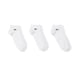 thumbnail image 1 of Pack de 3 calcetines Lacoste, bajos, unisex, blancos, tallas 10-12, 1 of 2
