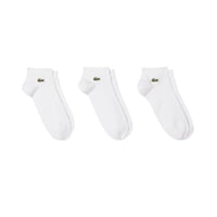 Pack De 3 Calcetines Lacoste, Bajos, Unisex, Blancos, Tallas 10-12