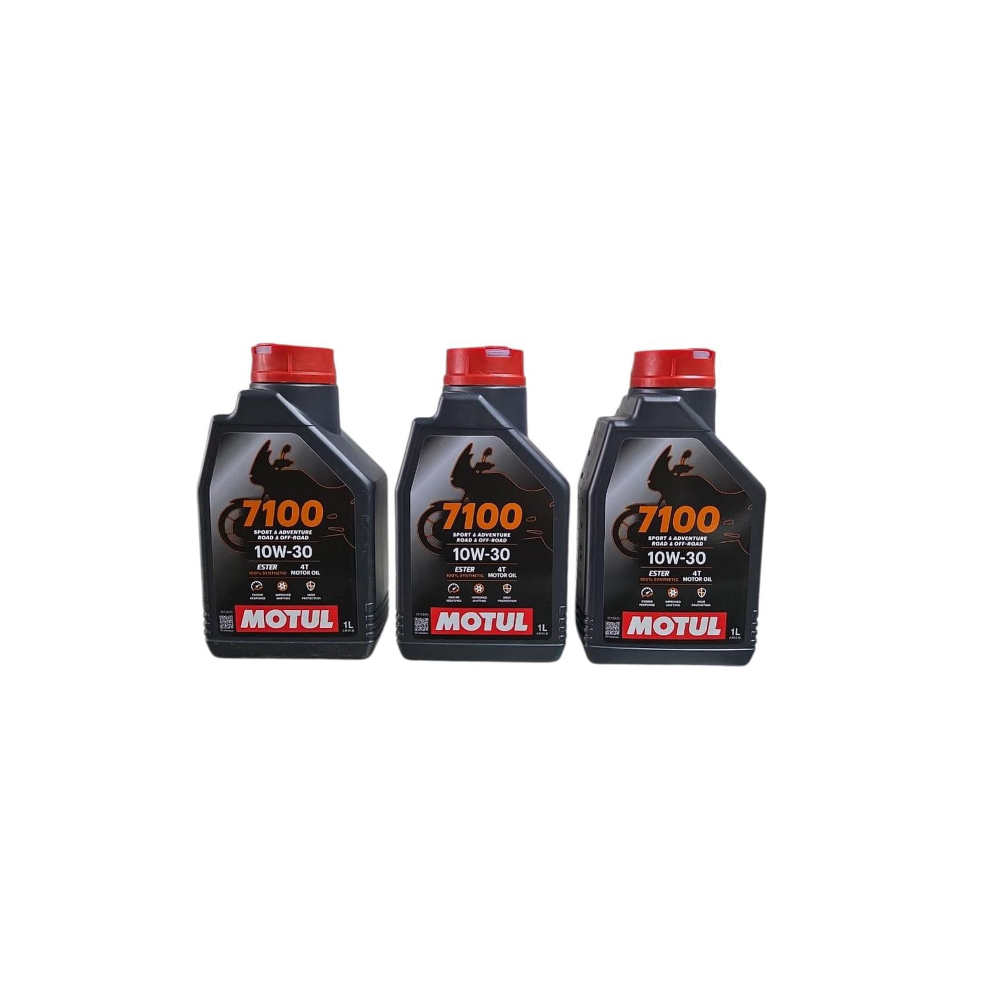 Pack 3l Aceite Moto Y Cuatriciclos Motul 10w 30 Full Sintetico 4t