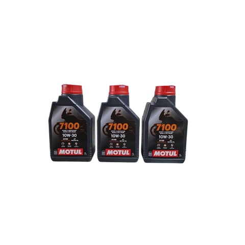 Pack 3L Aceite Moto Y Cuatriciclos Motul 10W 30 Full Sintetico 4T