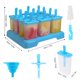 thumbnail image 5 of Moldes para paletas Alinana de 12 cavidades, libres de BPA, con cepillo, 5 of 6