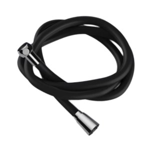 Bothyi - Manguera De Ducha De Silicona De Repuesto Con Rosca G1/2 Para Baño, Inodoro, Apartamento, Color Negro, 1,5 M