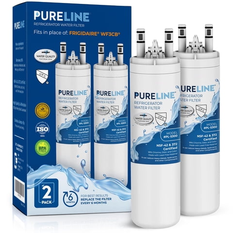 Filtro De Agua Para Refrigerador Pureline Wf3Cb, Paquete De